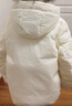 優(yōu)衣庫童裝男童女童高性能復(fù)合連帽外套/保暖厚衣服473309 01 乳白色 140 曬單實拍圖