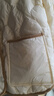 雪中飛雪中飛輕薄羽絨服女短款拼接撞色翻領(lǐng)秋冬菱格襯衫領(lǐng)外套米白色 S 曬單實(shí)拍圖