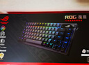ROG夜魔機械鍵盤(pán) 無(wú)線(xiàn)/三模游戲電競鍵盤(pán) 75配列NX雪武白軸 RGB熱插拔客制化 Gasket結構 OLED屏 黑色 曬單實(shí)拍圖