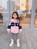 簡(jiǎn)夢(mèng)伊女童外套秋冬季2025新款洋氣女寶寶秋裝兩面穿兒童連帽加絨沖鋒衣 粉色衣服+包包 均碼 110cm 曬單實(shí)拍圖