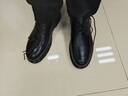 意爾康男鞋 皮鞋男春季新款真皮商務(wù)休閑鞋男英倫風(fēng)低幫男士皮鞋 黑色 42 曬單實(shí)拍圖