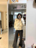 lululemon丨Wunder Puff 女士短款羽絨外套羽絨服 防風(fēng) LW4CADS 淺象牙白 XS /4 曬單實(shí)拍圖