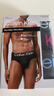 Calvin Klein內衣男士三條裝大號字母提花ck輕薄順滑彈力透氣貼身三角內褲男 Z2M-黑底白邊/藍邊/紅邊 3條 XL 曬單實(shí)拍圖
