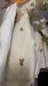 格素凡新生嬰兒冬裝加絨加厚連體衣男女寶寶滿(mǎn)月冬季可愛(ài)超萌棉衣服 杏色8143刺繡棉連體衣 66 建議1-3個(gè)月 曬單實(shí)拍圖