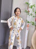 女童敖丙睡衣純棉春秋季薄款長(cháng)袖母女兒童套裝空調親子學(xué)生家居服 100%純棉CMG-30249敖丙 100  【8碼】高93-103cm 曬單實(shí)拍圖