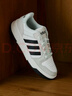 adidas ENTRAP美式校園風(fēng)運動板鞋少年感復(fù)古籃球鞋男女阿迪達(dá)斯   白色/黑色/礬土棕   42 曬單實拍圖