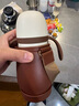世喜嬰兒保溫杯幼兒小月齡316L不銹鋼吸管學(xué)飲杯外出保溫奶瓶學(xué)生套款 曬單實(shí)拍圖