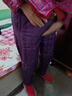 雪中飛中老年羽絨褲女士2025冬季新款奶奶褲加厚老人保暖內膽休閑長(cháng)褲 紫色 S (165) 推薦100-110斤 曬單實(shí)拍圖