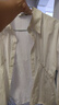 UR2026春季新款女裝設計感抽褶寬松長(cháng)袖開(kāi)襟襯衫UYY250015+ 本白 M 曬單實(shí)拍圖