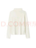 森馬（Semir）長(cháng)袖T恤女冬半高領(lǐng)發(fā)熱抑菌純色修身上衣顯瘦百搭氣質(zhì)打底衫 奶白10501 L 曬單實(shí)拍圖