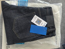 真維斯（JEANSWEST）牛仔褲男士2025秋冬季商務(wù)寬松直筒加絨保暖褲男黑色加絨32 曬單實(shí)拍圖