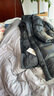 波司登（BOSIDENG）泡芙羽絨服于適同款男女同款情侶裝長(cháng)款連帽新國標外套 幻夜黑-自然光8633 XL 175/96A 體重約140-160斤 曬單實(shí)拍圖
