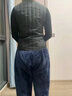 川織琦發(fā)熱馬甲男冬智能電熱背心摩托車(chē)騎行防寒服電暖充電全身加熱衣服 男款黑色【帶5V2萬(wàn)充電寶】黑金羽絨 XL 推薦【男125/女105】斤 曬單實(shí)拍圖