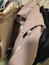 森馬（Semir）陳都靈|防護(hù)外套女中長款寬松撞色秋裝戶外通勤夾克101524109001 曬單實(shí)拍圖