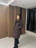 BOSIDENG25新款羽絨服女中長(cháng)款90絨連帽時(shí)尚休閑厚冬季保暖外套B250245252 咖啡玫瑰7F26 M 165/88A 體重約110-120斤 曬單實(shí)拍圖