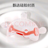 馬博士嬰兒牙膠磨牙膠棒小蘑菇安撫膠硅膠玩具防吃手牙咬膠小月齡 橙色 曬單實(shí)拍圖