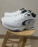 里奇.喬丹   RICKY JORDAN清倉男鞋秋季新款皮面透氣大碼運動(dòng)鞋休閑減震跑步鞋防臭旅游鞋男 白色-皮面防水-牛筋底 45 標準碼 曬單實(shí)拍圖