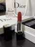 迪奧DIOR烈艷藍(lán)金口紅雙支禮盒絲絨(999+720)唇膏套裝 生日禮物送女友 曬單實(shí)拍圖