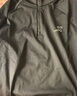 特步（XTEP） 男子半拉鏈長(cháng)袖t恤舒適休閑訓練跑步服內搭速干衣透氣上衣 正黑色0173-散熱保暖（男） M 曬單實(shí)拍圖