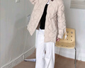 森馬（Semir）羽絨服女中長(cháng)款輕薄肌理寬松2025撞色燈芯絨翻領(lǐng)冬裝109725113027 曬單實(shí)拍圖