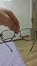 依視路（ESSILOR） 鉆晶系列高清耐磨防藍(lán)光近視超薄鏡片專業(yè)配度數(shù)眼鏡架男女鏡框 鈦+金屬-全框-4023BK-黑色 鏡框+依視路膜御防藍(lán)光1.56現(xiàn)片 曬單實(shí)拍圖