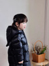 高梵黑金兒童鵝絨服5.0長(cháng)款加厚男女小童精靈帽寶寶羽絨服外套官方暖 YT黑色 100 （適宜-20°C 飛天鵝絨103g） 曬單實(shí)拍圖