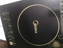美的（Midea）電磁爐套裝家用大功率一鍵爆炒帶鍋電磁灶套裝火鍋電磁爐一體電炒鍋WK2102T配雙鍋 曬單實(shí)拍圖