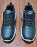 雙星2025女鞋皮面防水四季款運動(dòng)鞋輕便軟底休閑鞋學(xué)生跑步旅游鞋 (QT)11141黑白 38 曬單實(shí)拍圖
