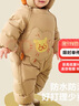 迷你巴拉【三防】巴拉羽絨連體衣嬰兒衣服寶寶萌趣爬服加厚2025秋冬新款 卡其50677-貓咪 【三防護肚】 80 cm 【充絨量70.9g】 曬單實(shí)拍圖