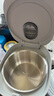 美的（Midea）電飯煲 0涂層電飯鍋4升 316L不銹鋼內膽3-4人家用多功能無(wú)涂層微壓智能預約MB-RE476S 曬單實(shí)拍圖