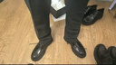 百麗褶皺商務(wù)皮鞋男牛皮厚底正裝鞋A1422AM4 黑色-單里 40 曬單實(shí)拍圖