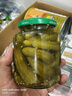 覓趣熊俄式酸乳瓜330g 0脂酸黃瓜 酸甜脆爽腌黃瓜沙拉配菜即食黃瓜罐頭 曬單實(shí)拍圖