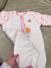 貝肽斯嬰兒睡袋胎脂皮恒溫兒童分腿睡袋嬰幼兒防踢被秋冬加厚 貝柔粉L 曬單實(shí)拍圖
