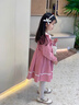 安妮優(yōu)兒（Anneyol）女童秋冬款連衣裙2026新款秋冬季小女孩公主裙秋裝兒童長(cháng)袖裙子 粉色長(cháng)袖 140 曬單實(shí)拍圖