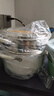 榮事達（Royalstar）陶瓷蒸鍋304不銹鋼湯鍋家用燉鍋蒸煮兩用蒸籠鍋電磁爐燃氣通用 【內(nèi)鋼外陶】單層蒸鍋 24cm 曬單實拍圖