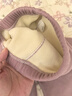 貝瑞加（Babyprints）女童打底褲秋冬加絨女孩長(cháng)褲寶寶加厚棉褲外穿保暖彈力 粉110 曬單實(shí)拍圖