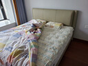 金可兒（Kingkoil）雙人床1.8米真皮床實(shí)木床架意式婚床主臥大床家用平板架床 云夢(mèng) 云夢(mèng)之床·月牙灰 180*200cm 曬單實(shí)拍圖
