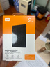 西部數據（WD）2TB 移動(dòng)硬盤(pán) USB3.0 My Passport隨行版2.5英寸 黑 機械硬盤(pán) 筆記本電腦外接 大容量加密存儲 曬單實(shí)拍圖