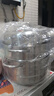康巴赫304不銹鋼三層蒸鍋蒸籠復底大湯蒸鍋多功能鍋具32cm燃氣灶通用 曬單實(shí)拍圖
