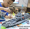 尚韻航空母艦樂(lè )高積木玩具兒童拼裝軍事模型男孩女孩生日禮物6-8-12歲 曬單實(shí)拍圖