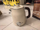 美的（Midea）藝術(shù)家電熱水壺  燒水壺自動(dòng)斷電保溫一體  1.6L大容量電熱水壺 316L不銹鋼恒溫壺 精準控溫 63-Q 曬單實(shí)拍圖