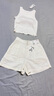 優(yōu)衣庫女裝麻棉短褲/休閑褲子473696 01 乳白色 S /155/62A 曬單實(shí)拍圖