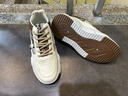 啄木鳥(niǎo)男鞋秋季2025新款高幫透氣休閑跑步厚底防滑運動(dòng)老爹鞋子男款 米棕色 42 曬單實(shí)拍圖