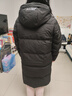 波司登（BOSIDENG）90絨長(cháng)款羽絨服男女情侶款阿勒泰系列連帽保暖厚外套 黑色8056 M 165/88A 體重約120-140斤 曬單實(shí)拍圖
