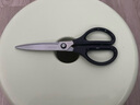 得力(deli)1辦公生活家用剪刀 小剪子手工剪紙刀 辦公用品 黑色6045-ES 曬單實(shí)拍圖