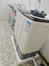 志高洗衣機半自動(dòng)大容量家用雙桶雙缸杠脫水雙筒半全自動(dòng)洗衣機波輪老式迷你小型帶甩干出租房宿舍 12.5公斤【洗7.5+脫5】強力電機+藍光潔凈 曬單實(shí)拍圖