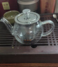 耐高溫加厚玻璃茶壺不銹鋼過(guò)濾內膽泡茶壺煮花茶壺茶具電陶爐可用 泡茶壺 400ml 曬單實(shí)拍圖