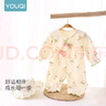 優(yōu)奇嬰兒衣服公主風(fēng)春秋季田園碎花長(cháng)袖連體衣女寶寶春裝哈衣外穿爬服 曬單實(shí)拍圖