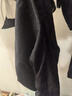 羅蒙（ROMON）褲子男秋冬重磅加厚萊賽爾天絲半松緊褲腰男士通勤休閑褲 黑 3XL 曬單實(shí)拍圖