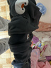 嘟嘟家兒童褲子加厚保暖冬裝男童長(zhǎng)褲加絨冬款女童PP褲寶寶衣服童裝洋氣 炭灰色 90 曬單實(shí)拍圖